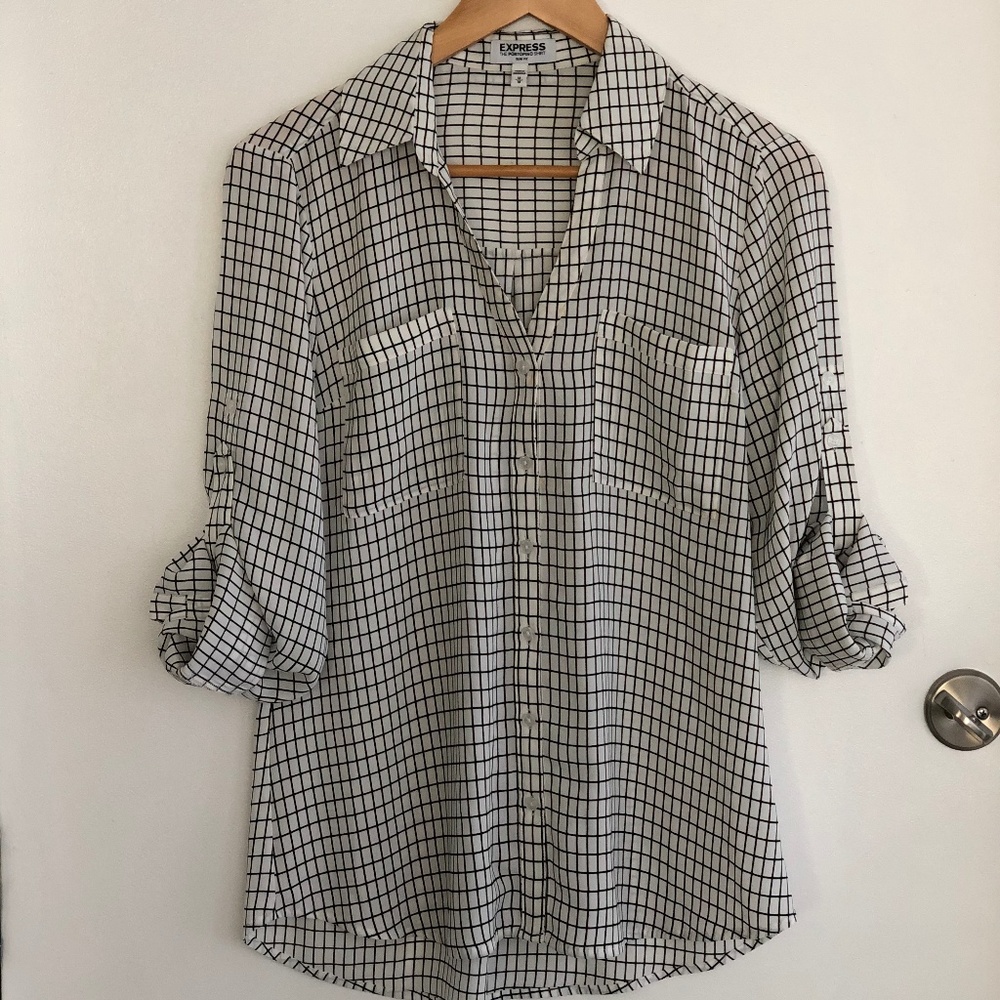 Express Blouse 3/4 to full sleeve size M